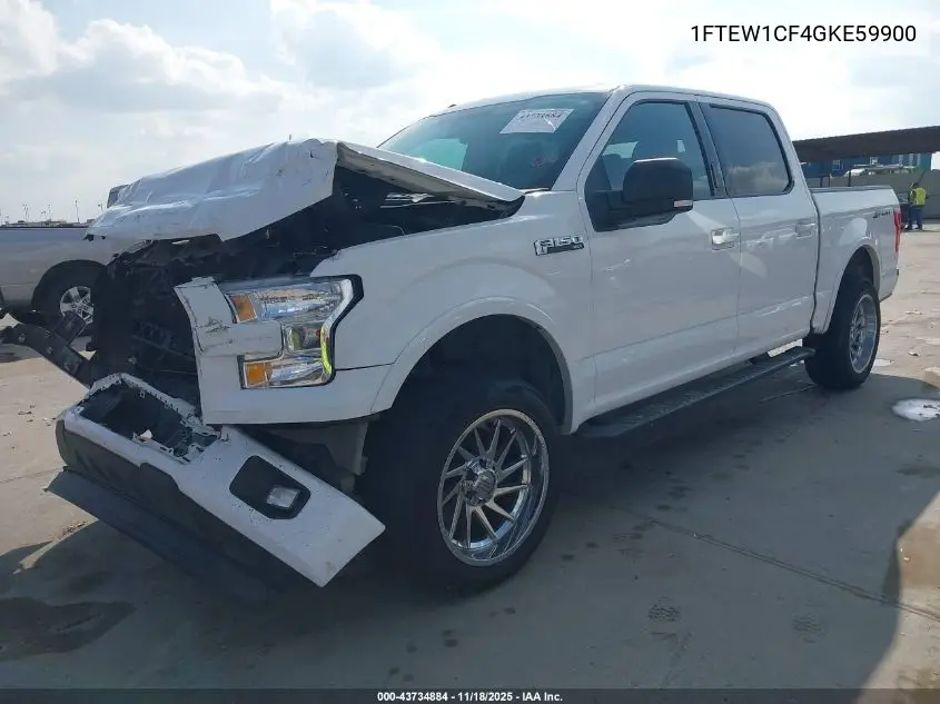 1FTEW1CF4GKE59900 2016 Ford F-150 Xlt
