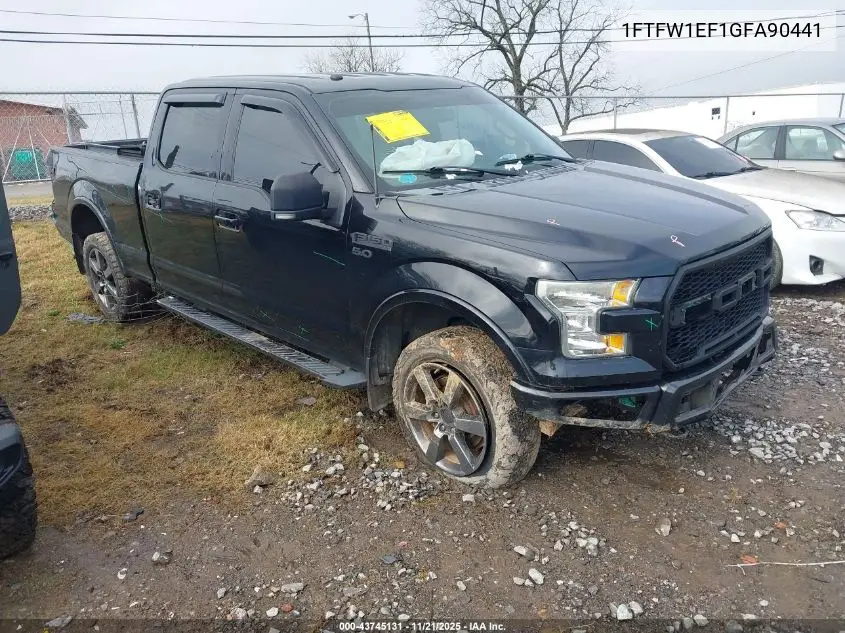 1FTFW1EF1GFA90441 2016 Ford F-150 Xlt