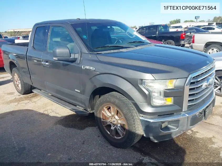 1FTEX1CP0GKE71564 2016 Ford F-150 Xlt