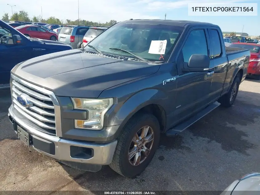 1FTEX1CP0GKE71564 2016 Ford F-150 Xlt