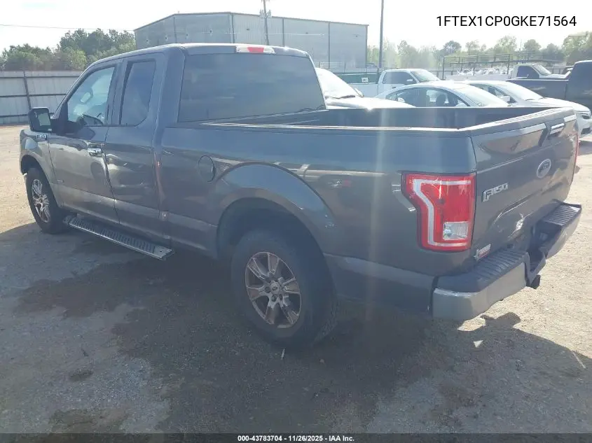 1FTEX1CP0GKE71564 2016 Ford F-150 Xlt