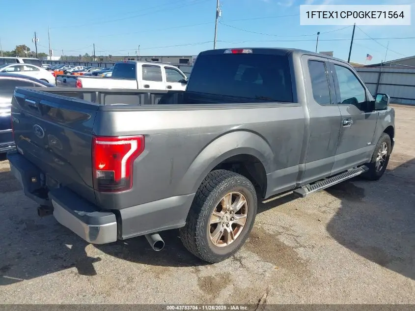 1FTEX1CP0GKE71564 2016 Ford F-150 Xlt
