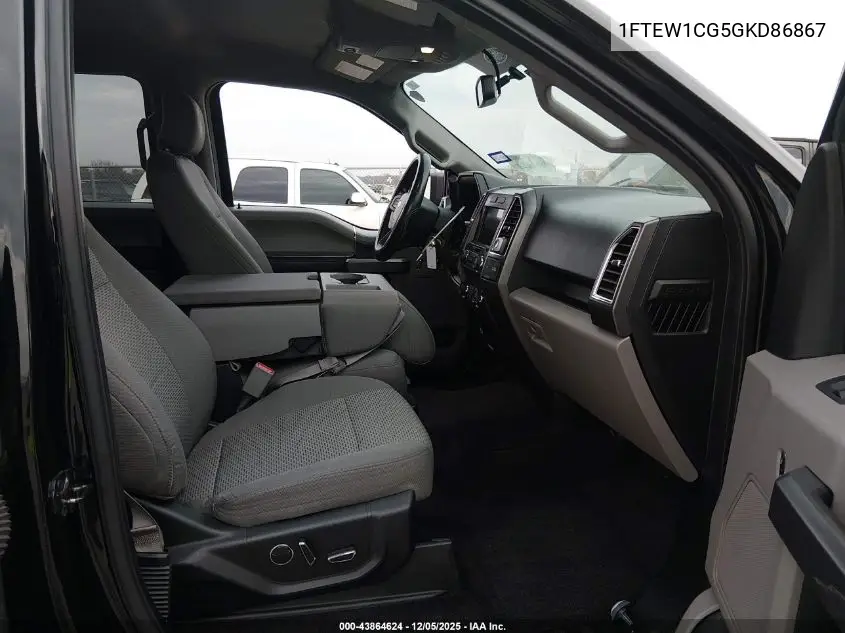 1FTEW1CG5GKD86867 2016 Ford F-150 Xlt