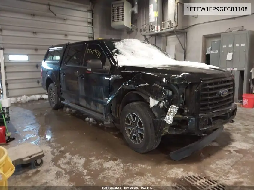 1FTEW1EP9GFC81108 2016 Ford F-150 Xlt