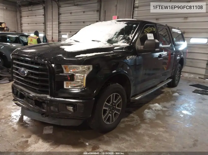1FTEW1EP9GFC81108 2016 Ford F-150 Xlt