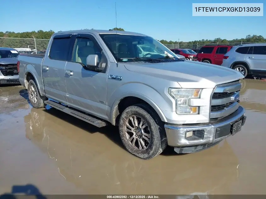 1FTEW1CPXGKD13039 2016 Ford F-150 Lariat