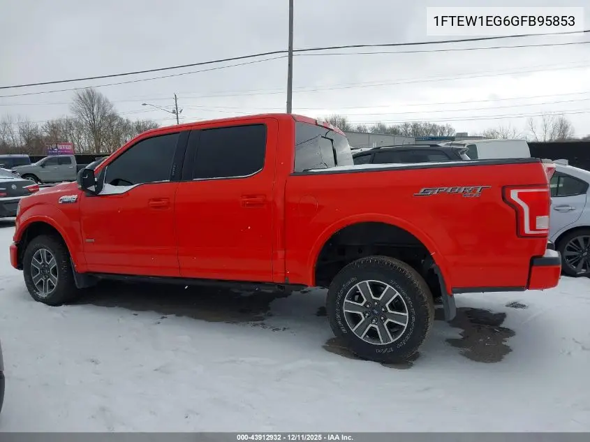 1FTEW1EG6GFB95853 2016 Ford F-150 Xlt