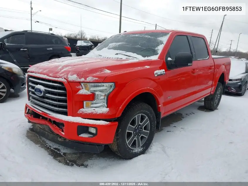 1FTEW1EG6GFB95853 2016 Ford F-150 Xlt