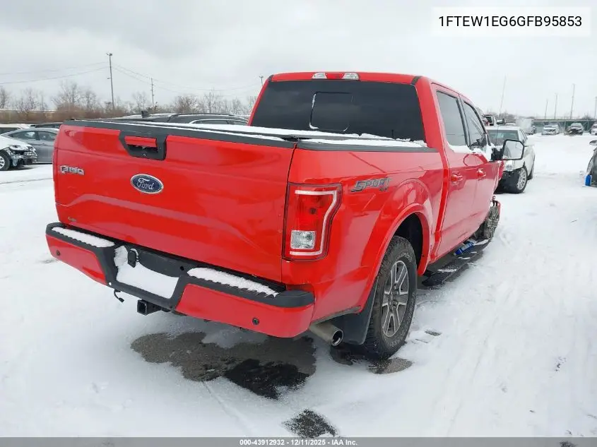 1FTEW1EG6GFB95853 2016 Ford F-150 Xlt