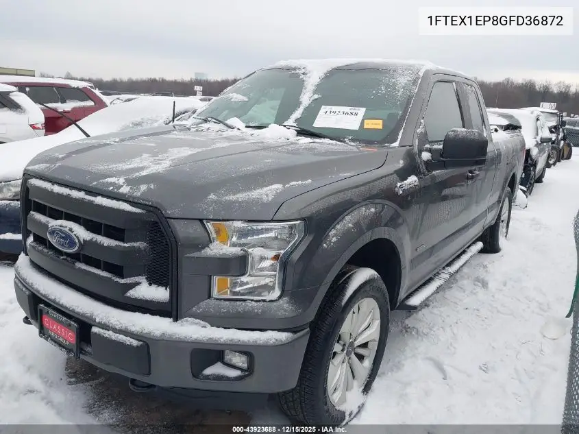 1FTEX1EP8GFD36872 2016 Ford F-150 Xl