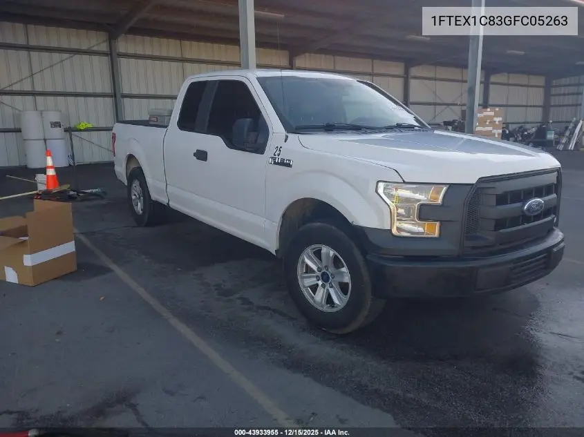 1FTEX1C83GFC05263 2016 Ford F-150 Xl