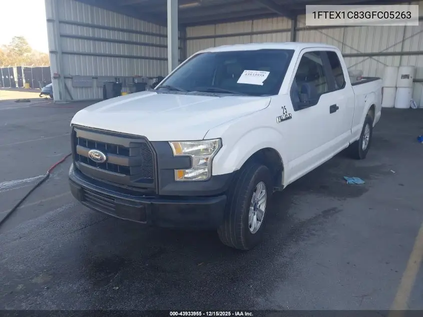 1FTEX1C83GFC05263 2016 Ford F-150 Xl