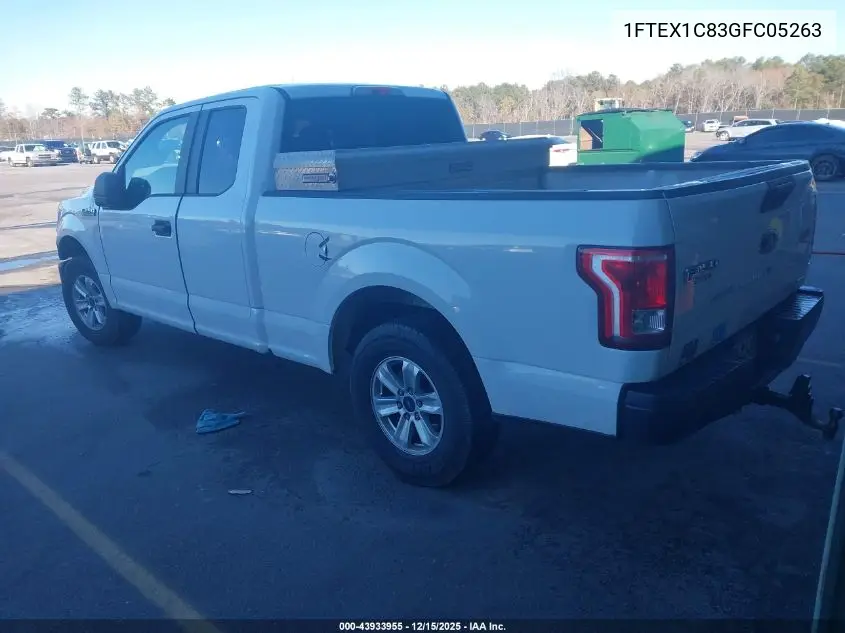 1FTEX1C83GFC05263 2016 Ford F-150 Xl