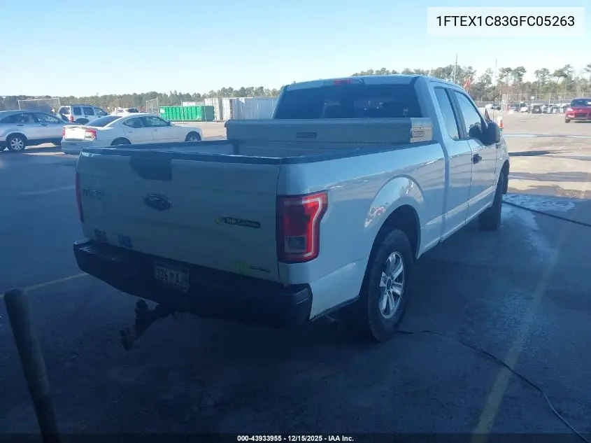 1FTEX1C83GFC05263 2016 Ford F-150 Xl