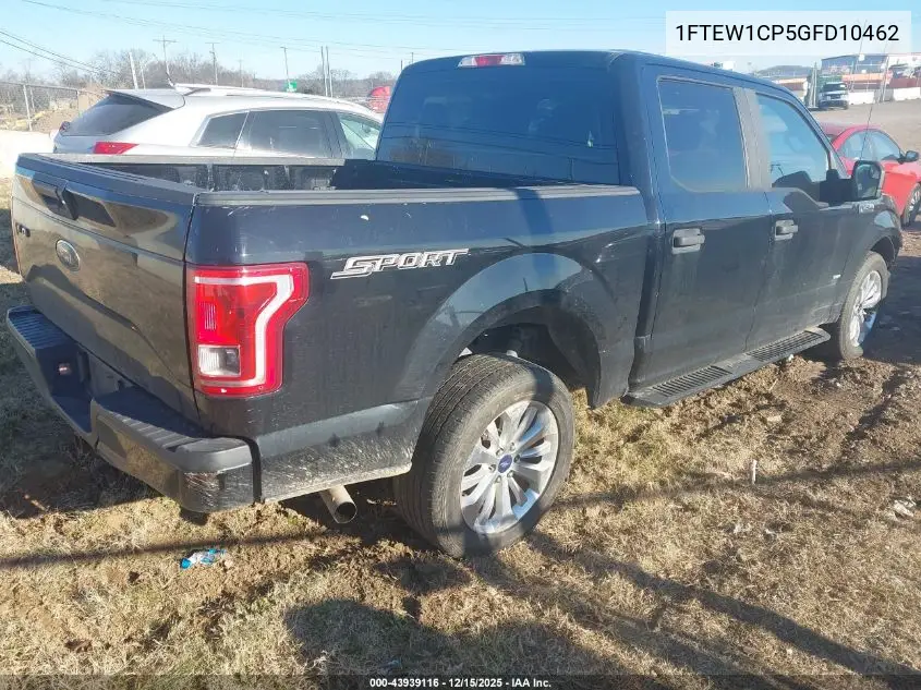 1FTEW1CP5GFD10462 2016 Ford F-150 Xl