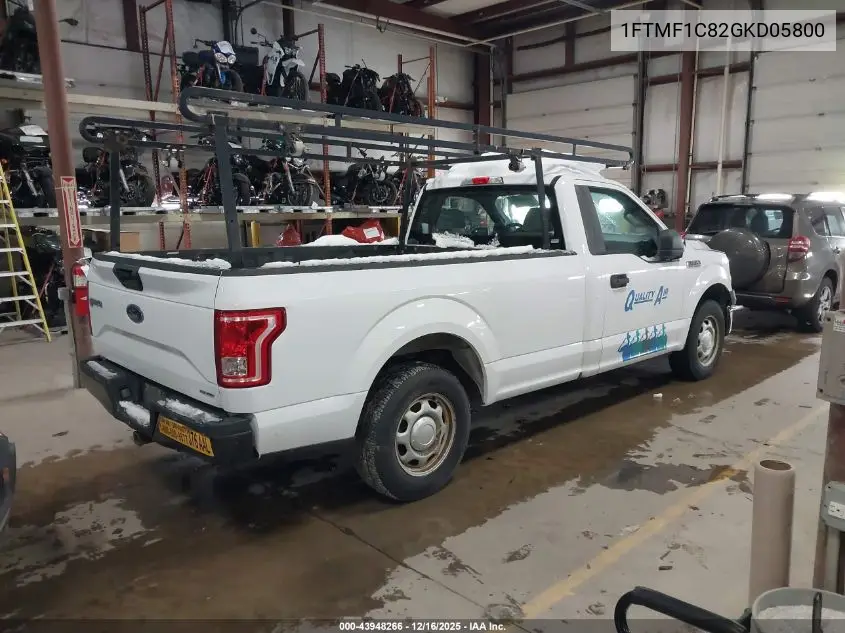1FTMF1C82GKD05800 2016 Ford F-150 Xl