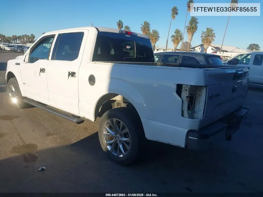 1FTEW1EG3GKF85655 2016 Ford F-150 Xlt