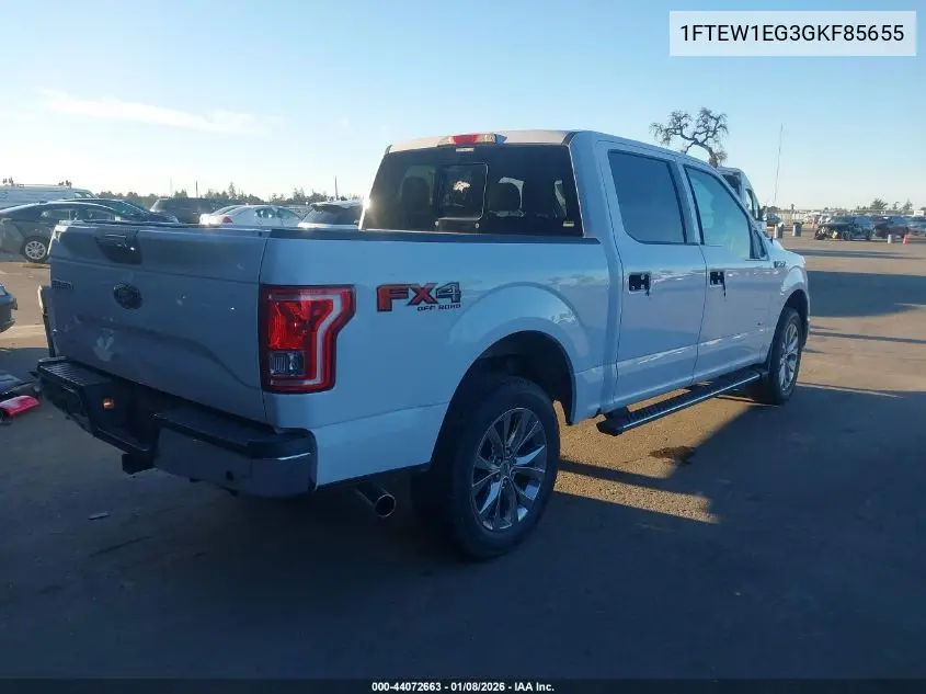 1FTEW1EG3GKF85655 2016 Ford F-150 Xlt
