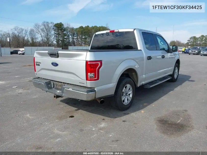 1FTEW1CF3GKF34425 2016 Ford F-150 Xlt