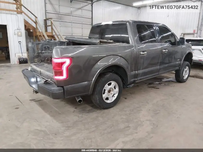 1FTEW1EG7GFA75432 2016 Ford F-150 Platinum