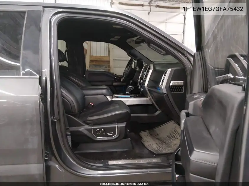 1FTEW1EG7GFA75432 2016 Ford F-150 Platinum