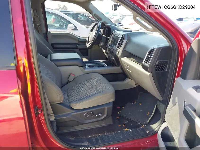 1FTEW1CG6GKD29304 2016 Ford F-150 Xlt