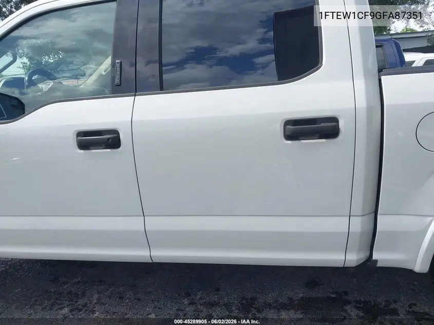 1FTEW1CF9GFA87351 2016 Ford F-150 Xlt