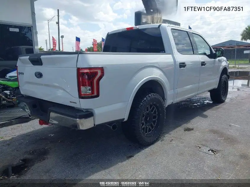 1FTEW1CF9GFA87351 2016 Ford F-150 Xlt