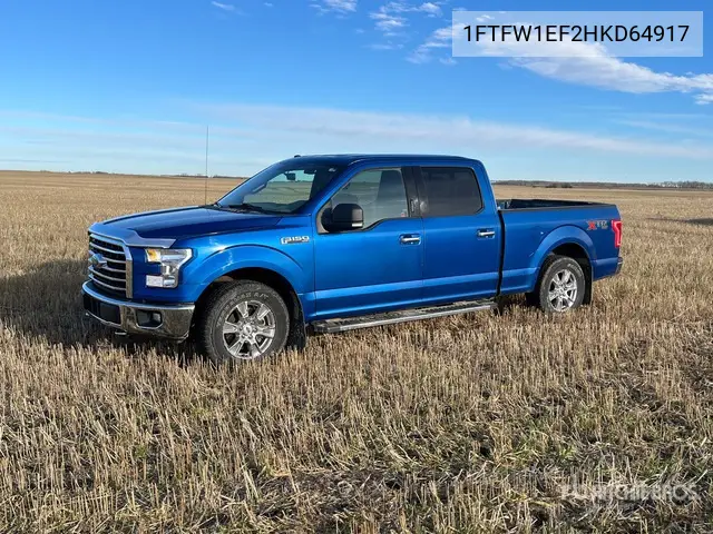 1FTFW1EF2HKD64917 2017 Ford F-150 2017 Ford F-150 Xlt 4X4 Crew Cab Pickup