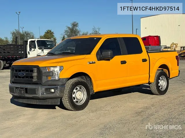 1FTEW1CF4HKD97514 2017 Ford F-150 2017 Ford F-150 Xl 4X2 Crew Cab Pickup