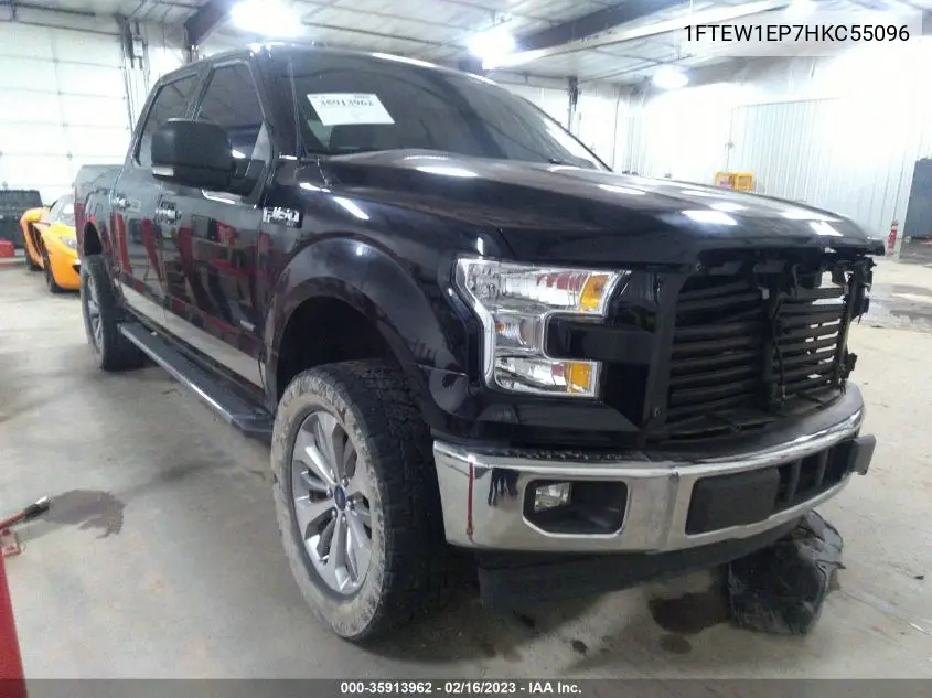 2017 Ford F-150 Xlt VIN: 1FTEW1EP7HKC55096 Lot: 35913962