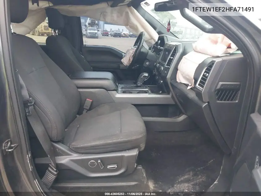 1FTEW1EF2HFA71491 2017 Ford F-150 Xlt