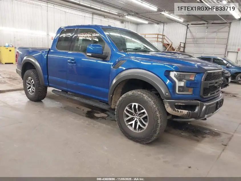 1FTEX1RGXHFB33719 2017 Ford F-150 Raptor