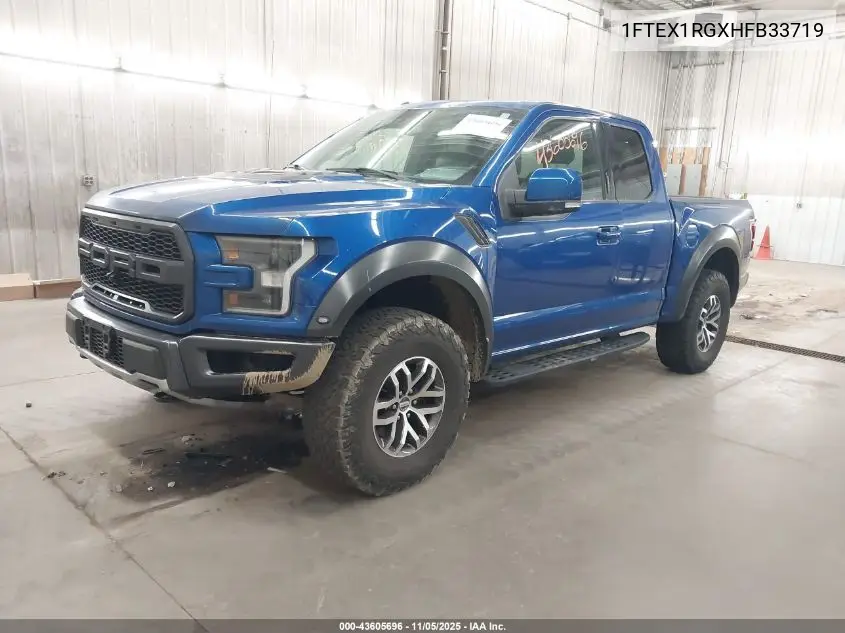 1FTEX1RGXHFB33719 2017 Ford F-150 Raptor