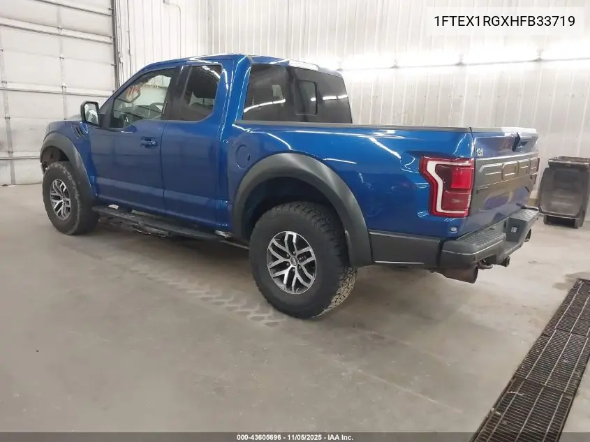 1FTEX1RGXHFB33719 2017 Ford F-150 Raptor