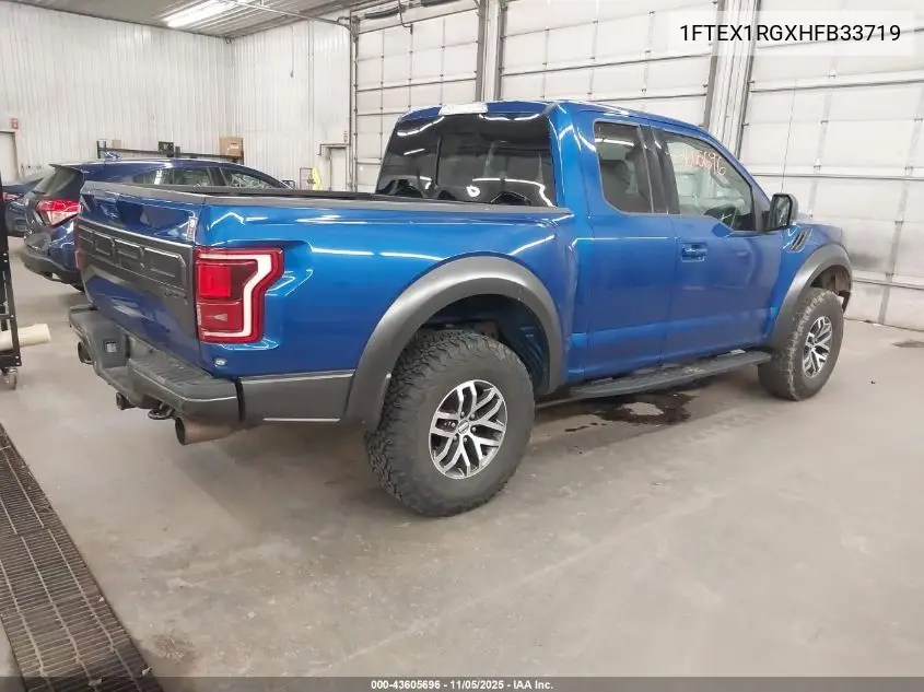 1FTEX1RGXHFB33719 2017 Ford F-150 Raptor