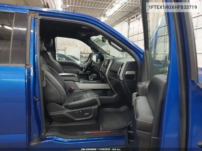 1FTEX1RGXHFB33719 2017 Ford F-150 Raptor