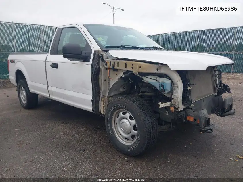 1FTMF1E80HKD56985 2017 Ford F-150 Xl