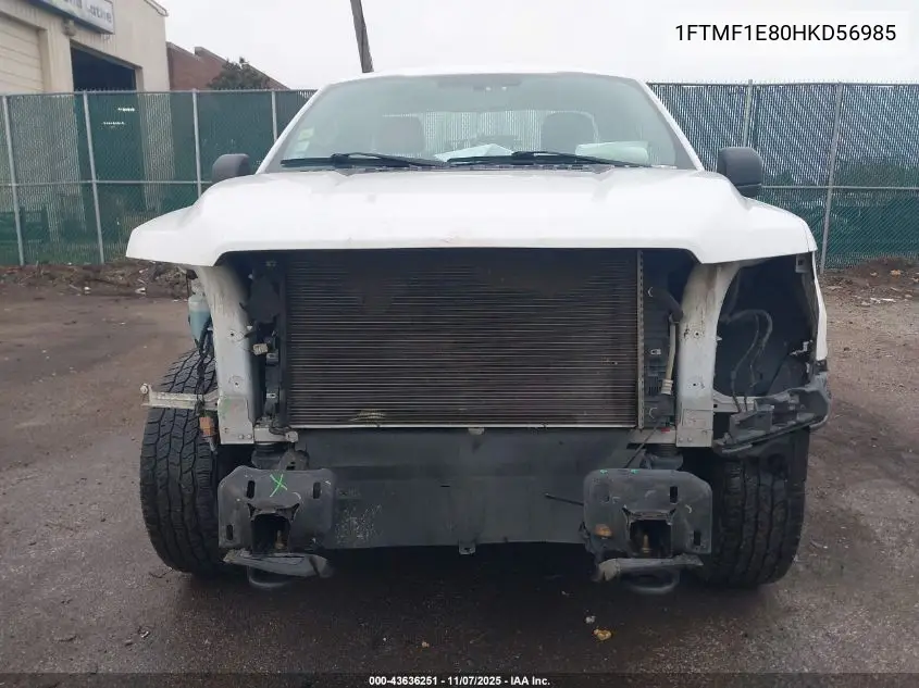 1FTMF1E80HKD56985 2017 Ford F-150 Xl