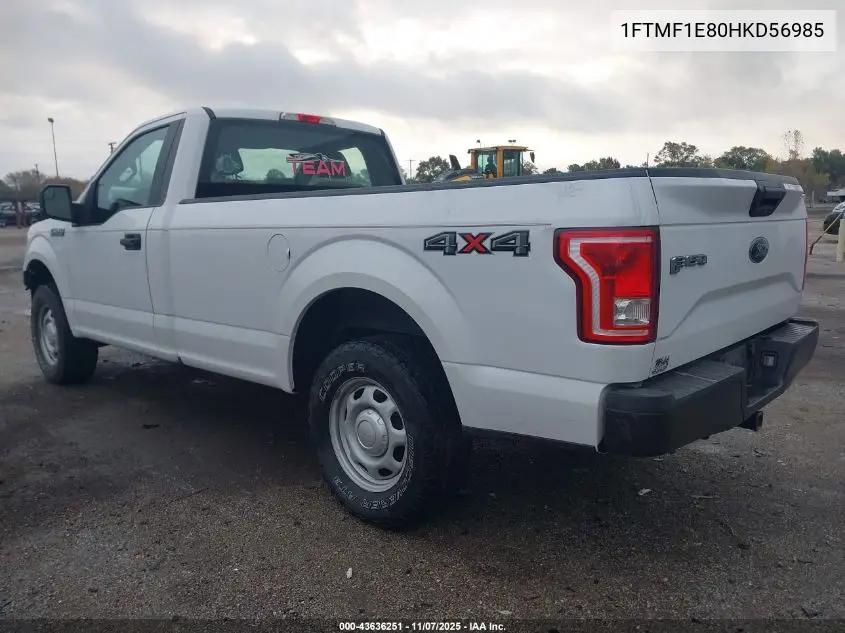 1FTMF1E80HKD56985 2017 Ford F-150 Xl