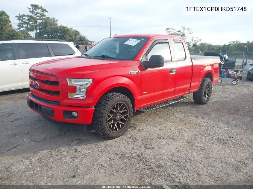 1FTEX1CP0HKD51748 2017 Ford F-150 Xl