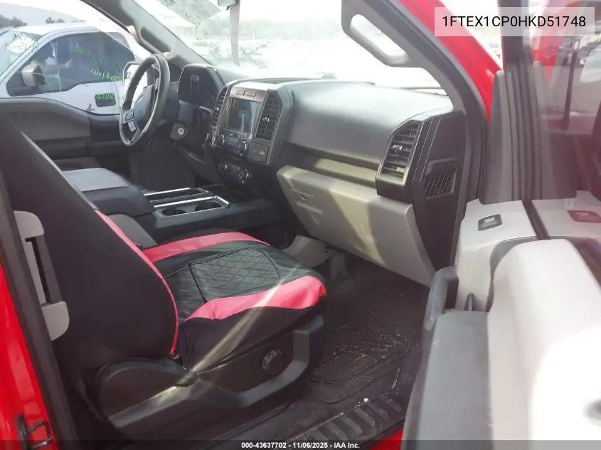1FTEX1CP0HKD51748 2017 Ford F-150 Xl