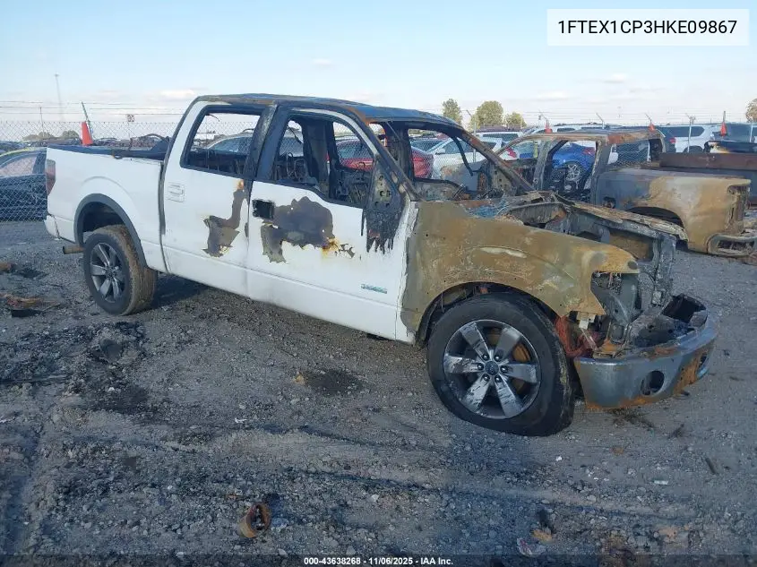 1FTEX1CP3HKE09867 2017 Ford F-150 Xl