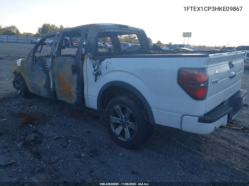 1FTEX1CP3HKE09867 2017 Ford F-150 Xl