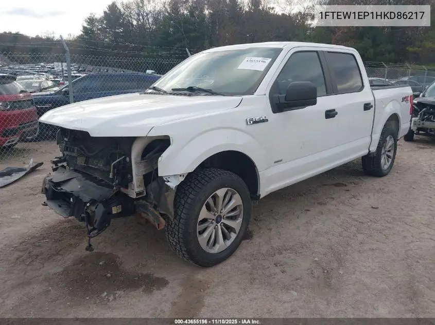 1FTEW1EP1HKD86217 2017 Ford F-150 Xl