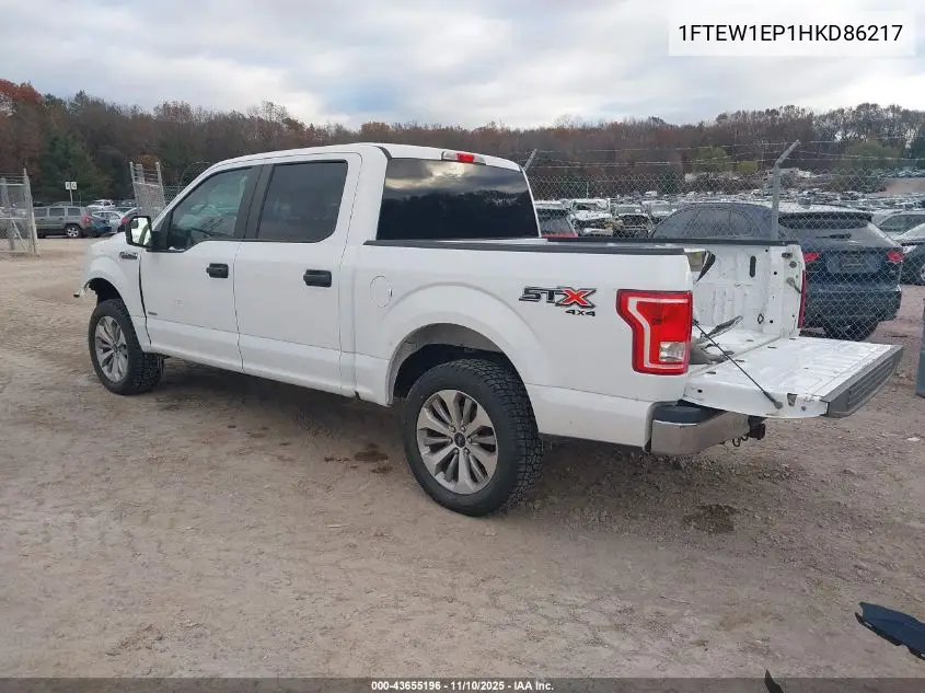 1FTEW1EP1HKD86217 2017 Ford F-150 Xl