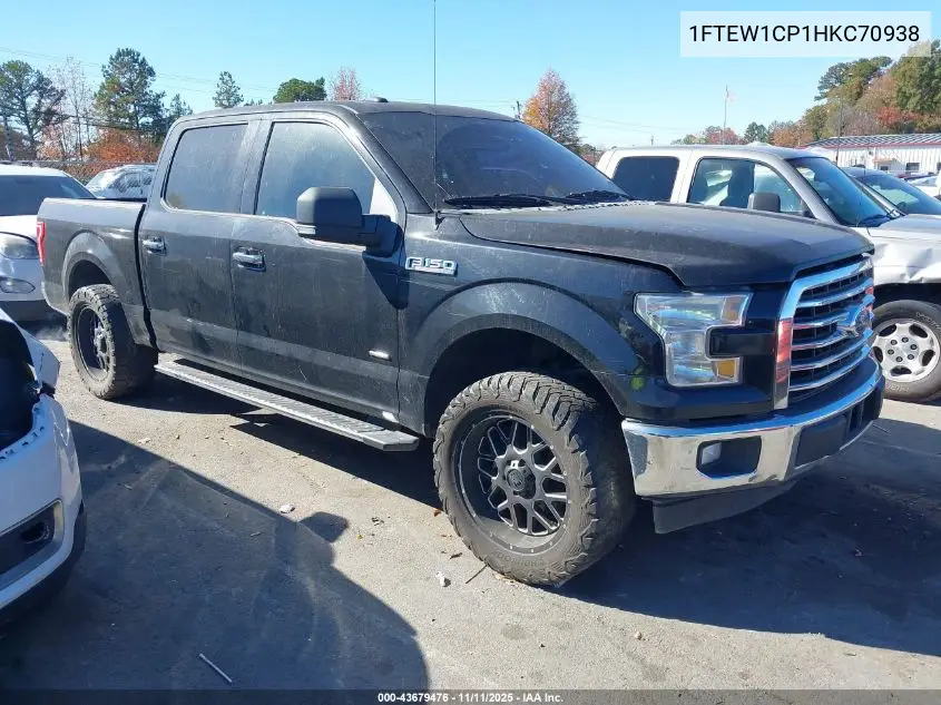 1FTEW1CP1HKC70938 2017 Ford F-150 Xlt