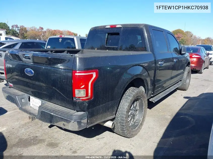 1FTEW1CP1HKC70938 2017 Ford F-150 Xlt