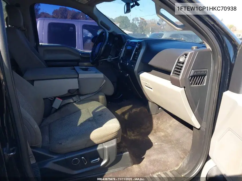 1FTEW1CP1HKC70938 2017 Ford F-150 Xlt