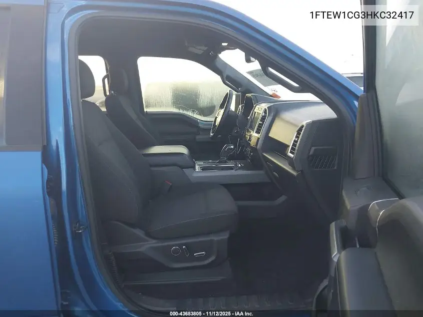1FTEW1CG3HKC32417 2017 Ford F-150 Xlt
